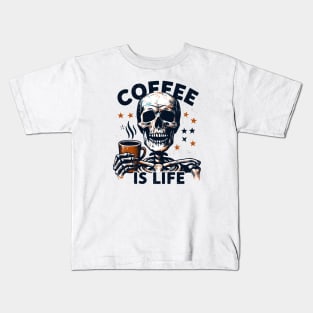 Coffee Is Life Kids T-Shirt